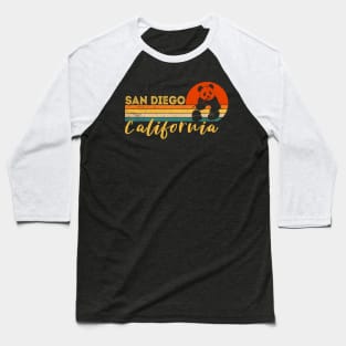 San Diego Retro Panda Zoo California Vintage Baseball T-Shirt